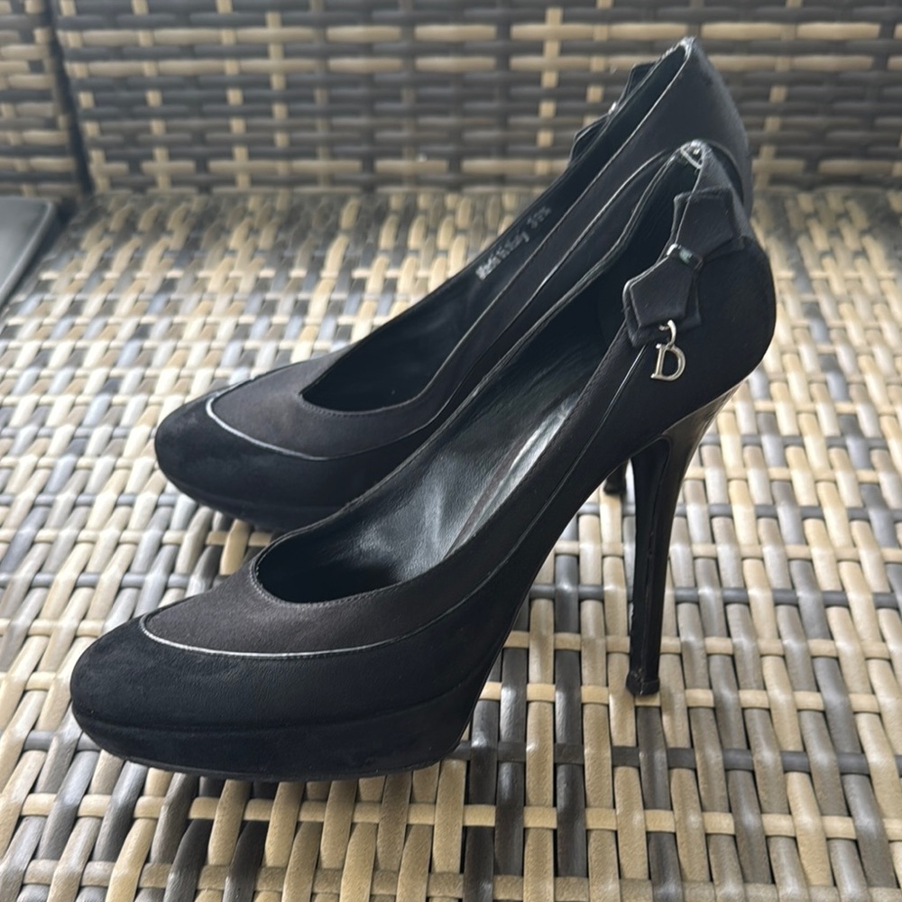 Elegant Black High Heels Dior